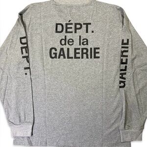 Men’s GALLERY DEPT. Long Sleeve Grey Crewneck Shirt Size Medium BRAND NEW